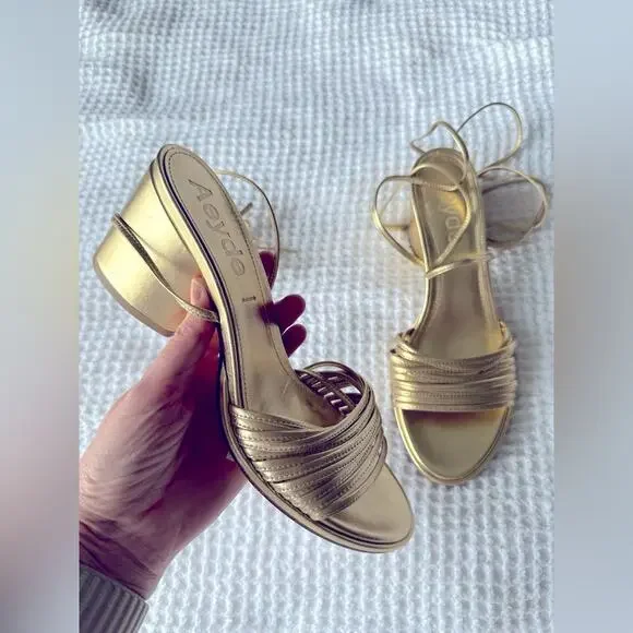AEYDE Natania Leather Sandals Sz 41 (US 10.5)